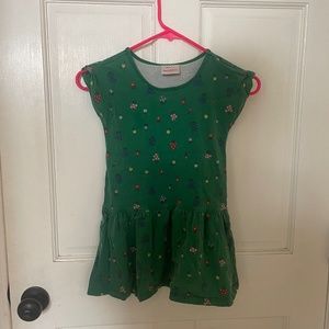 Hanna Anderson Green Floral Play Dress